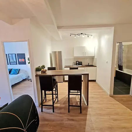 Apartment Gregbnb - T2 Design 43m2 - Est - Wifi Fibre - N2 Toulon